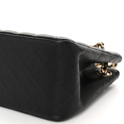 Chanel Caviar Quilted Mini Bucket Bag Black 10 of 10