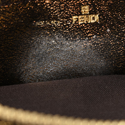 Fendi Metallic Canvas Pochette Gold 12 of 12
