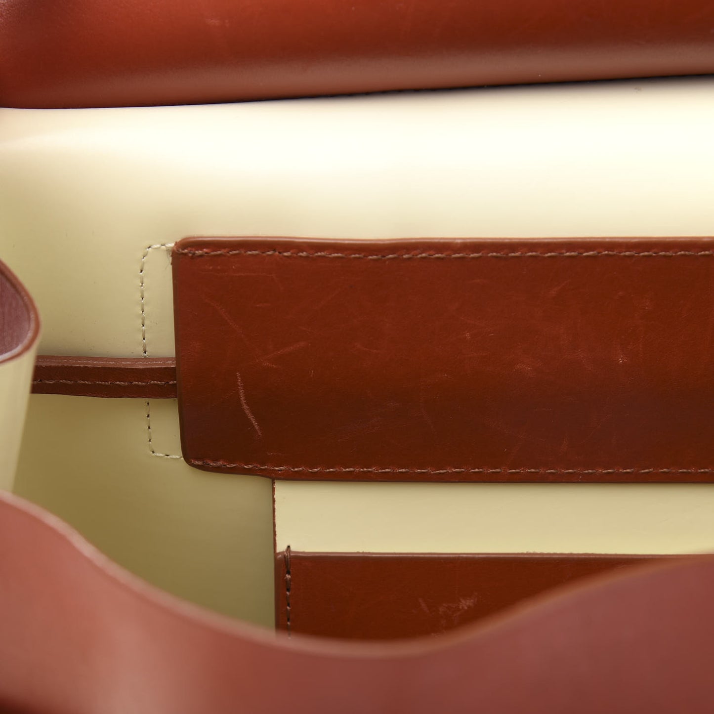 Calfskin Mini Lady Bag Brandy Cleo