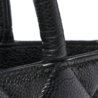 Chanel Caviar Quilted Medallion Tote Black 15 of 15