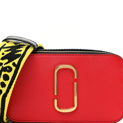 Marc Jacobs Saffino Small Snapshot Colour Block Camera Bag Red Multicolor 7 of 7