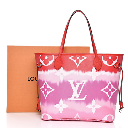 Louis Vuitton Monogram Escale Neverfull MM Rouge 11 of 11
