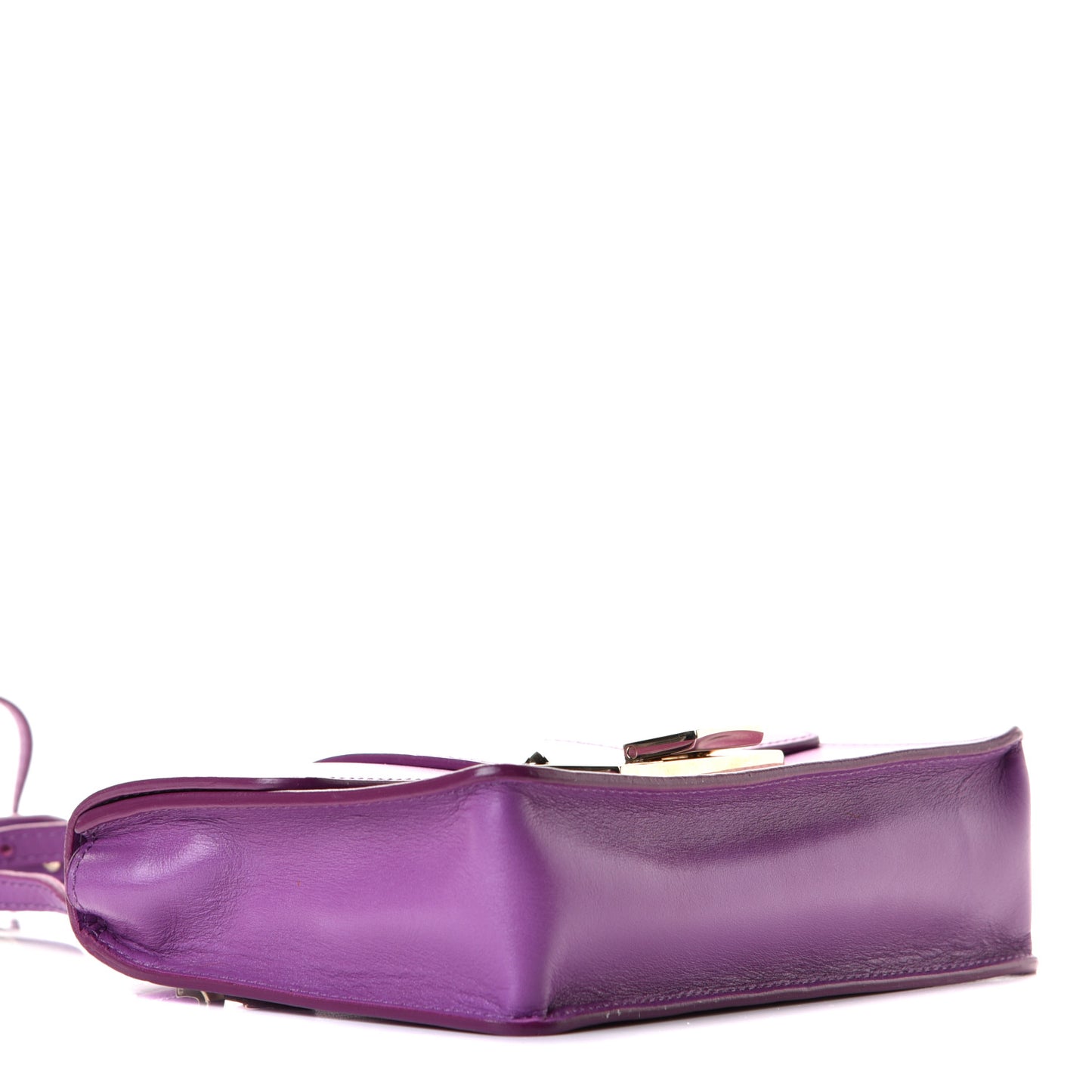 Calfskin Rebel Crossbody Bag Purple