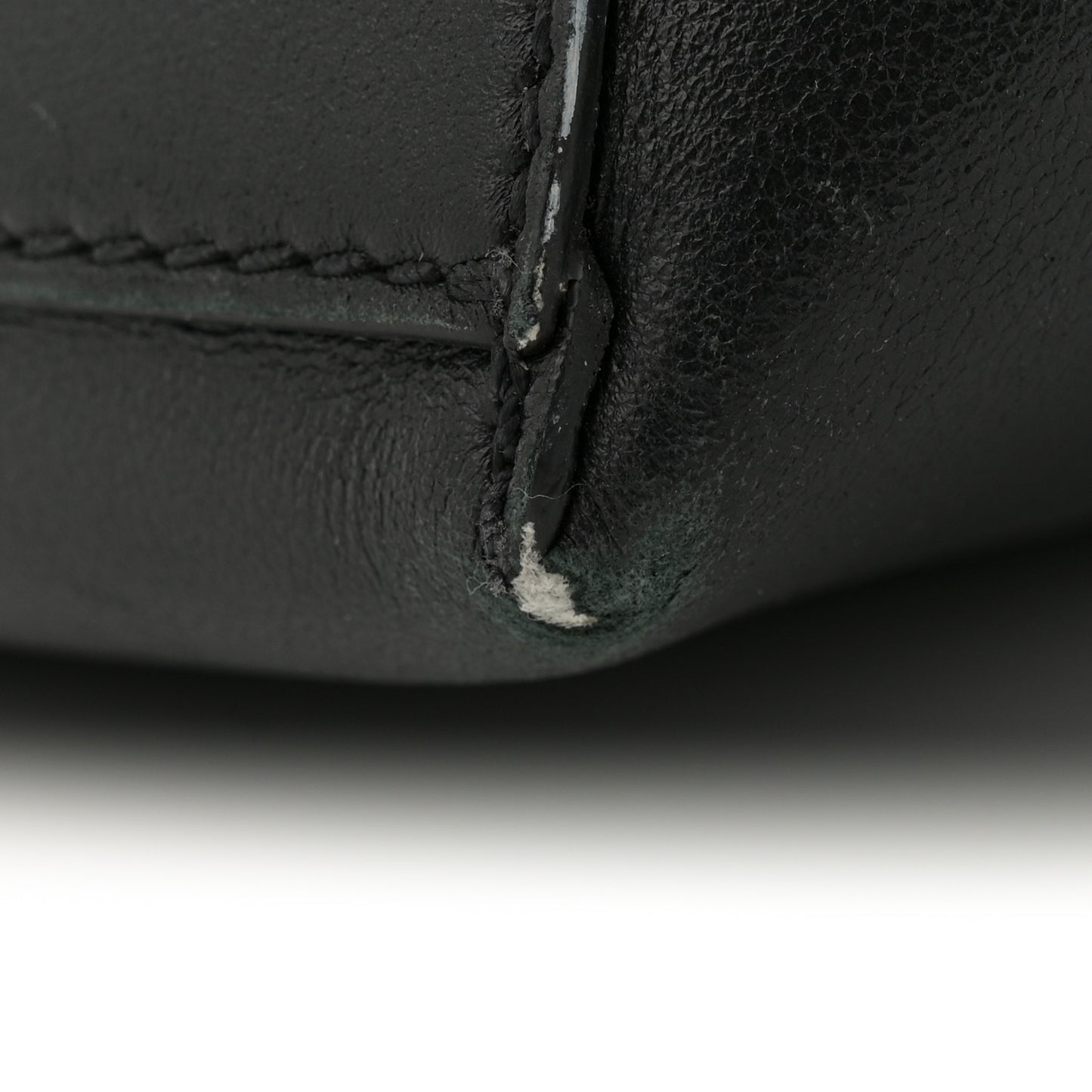 Calfskin Polka Dot Rockstud Shoulder Tote Black Light Ivory