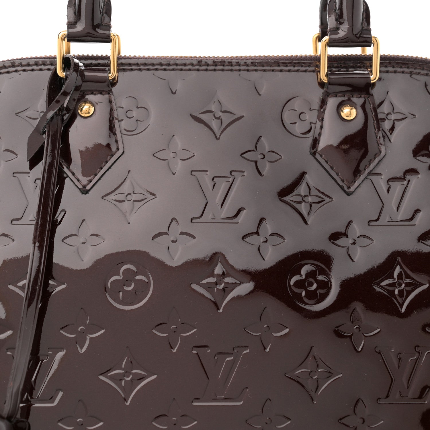 Louis Vuitton Vernis Alma GM Amarante 8 of 13