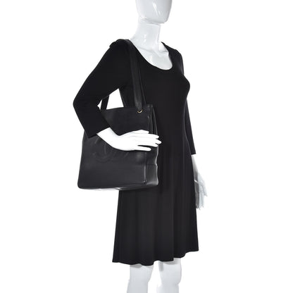 Chanel Caviar CC Tote Black 2 of 10