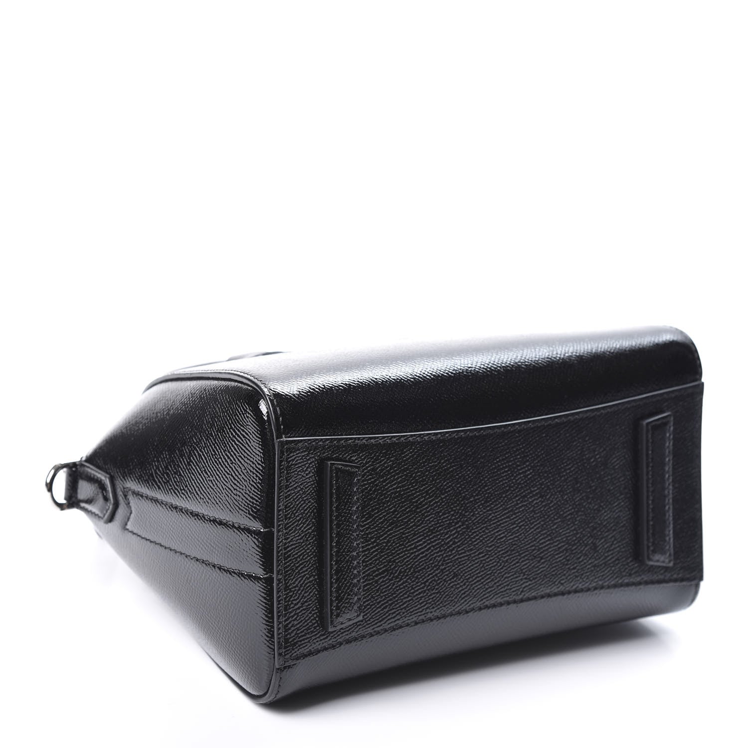 Givenchy Textured Patent Calfskin Mini Antigona Black 3 of 10