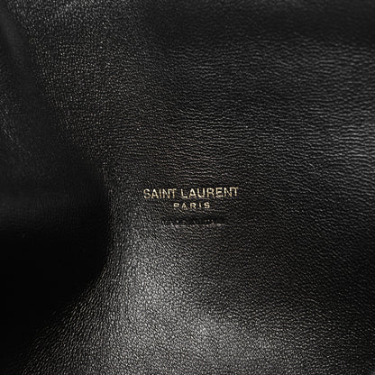 Saint Laurent Patent Paloma Envelope Clutch Black Black 6 of 8