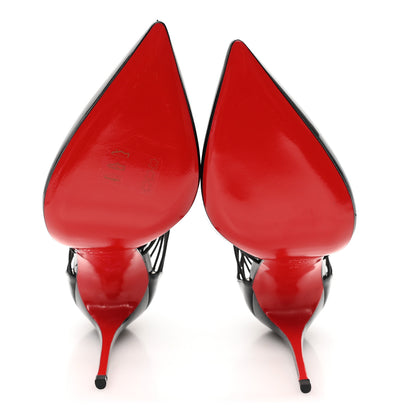 Christian Louboutin Patent Kid Confusa 100 Pumps 38 Black 6 of 10