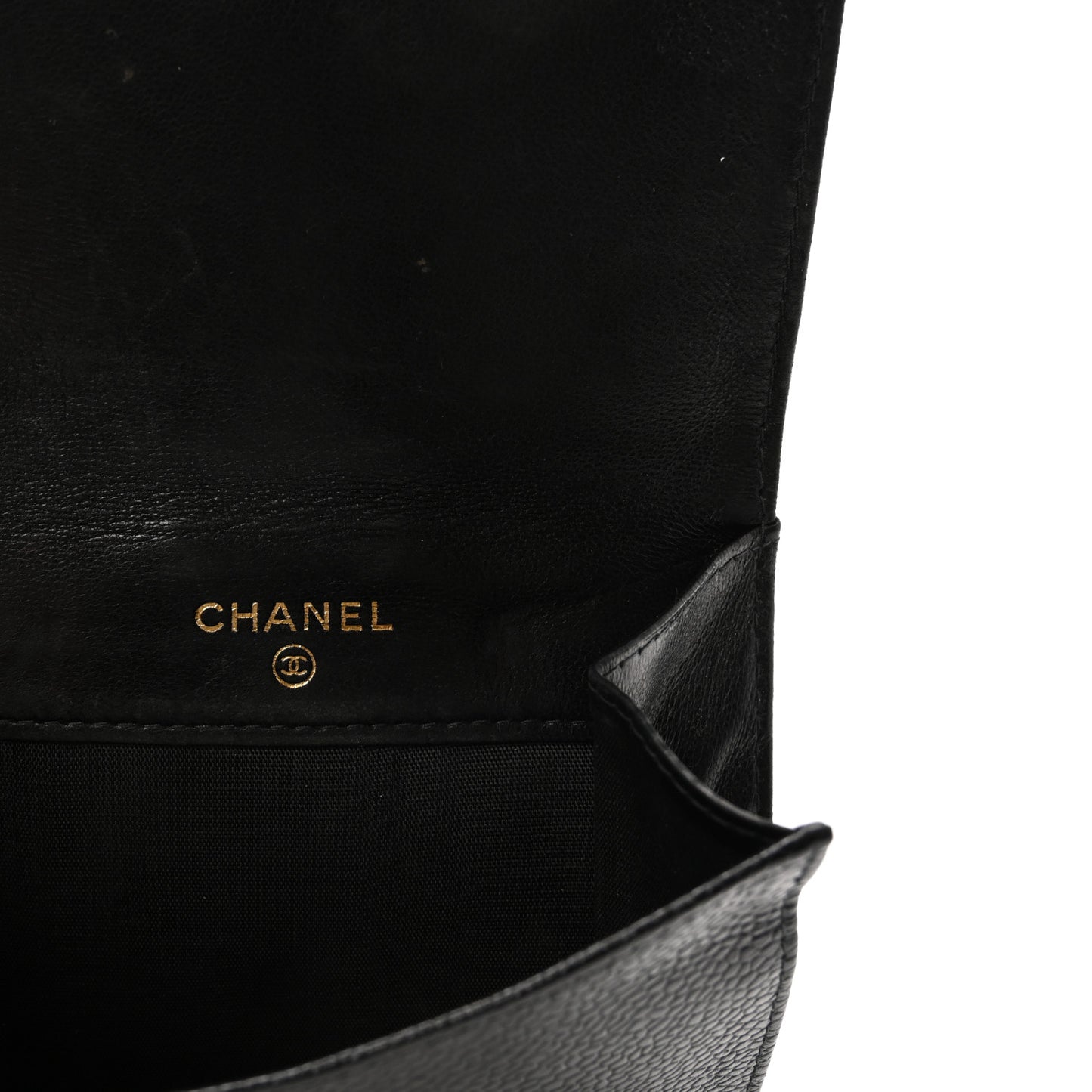 Caviar Timeless CC Flap Wallet Black