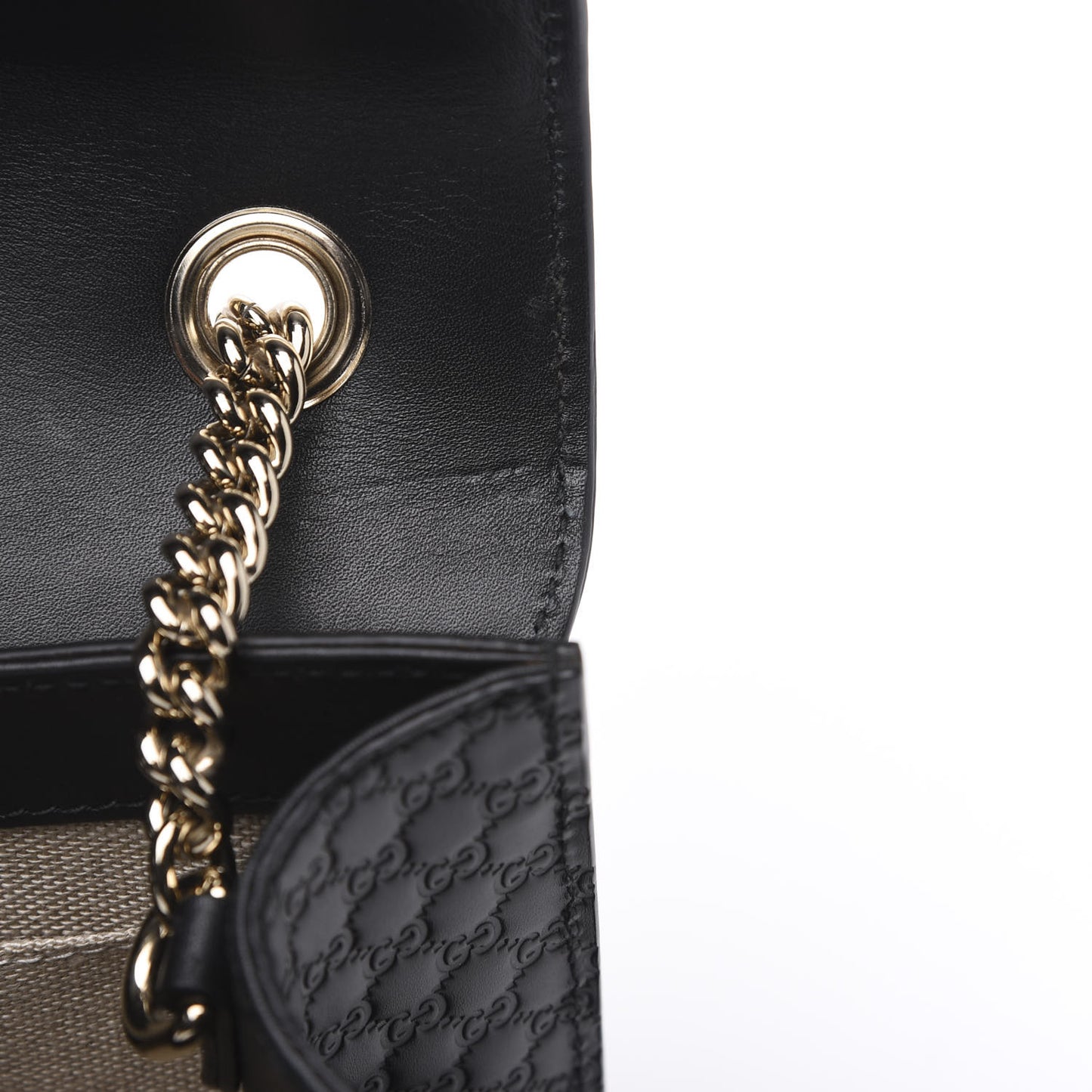 Microguccissima Mini Emily Shoulder Bag Black