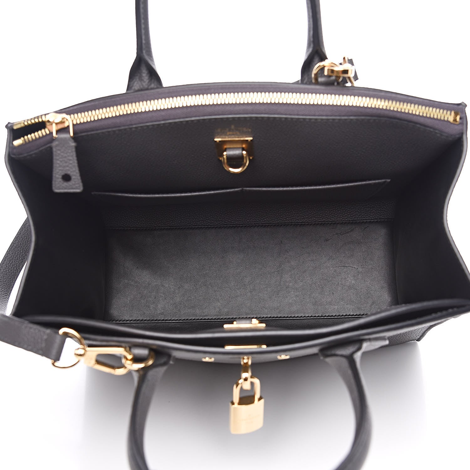 Louis Vuitton Taurillon City Steamer MM Gris 5 of 10