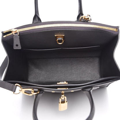 Louis Vuitton Taurillon City Steamer MM Gris 5 of 10