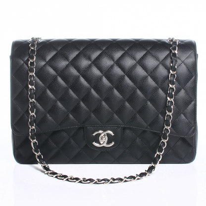 Chanel Caviar Quilted Maxi Double Flap Black 1 of 7