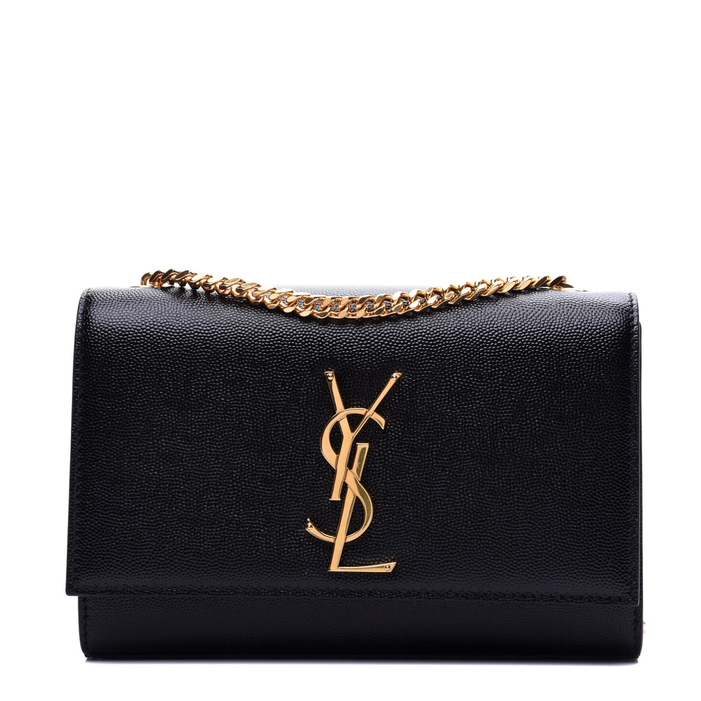 Grain De Poudre Small Monogram Kate Satchel Black