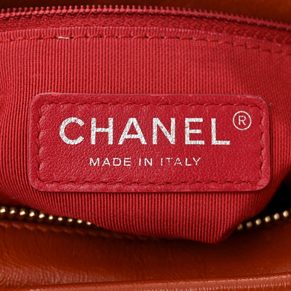 Chanel Aged Calfskin Quilted Small Gabrielle Hobo Red 6 of 11