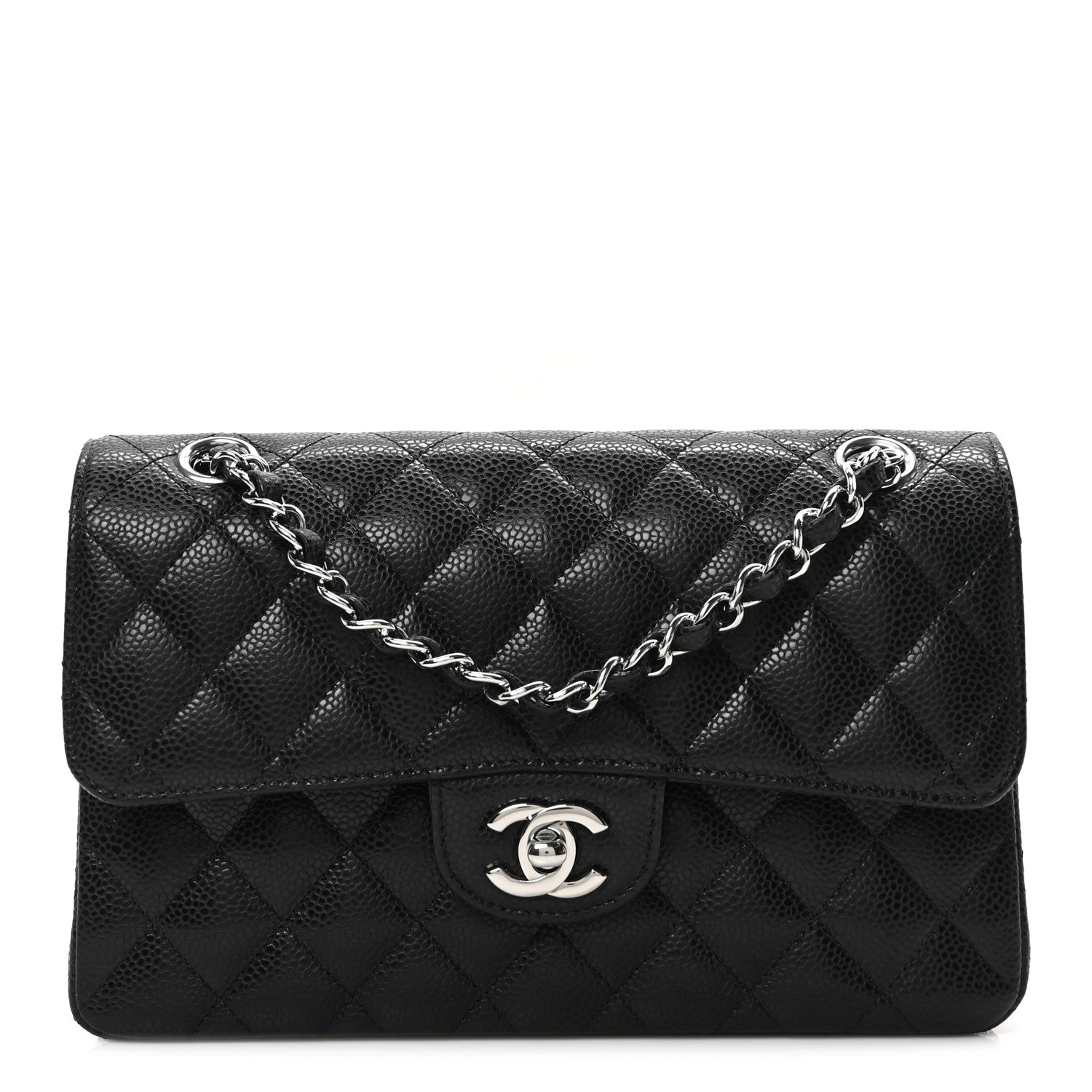 Chanel Caviar Quilted Small Double Flap Black 1 of 10