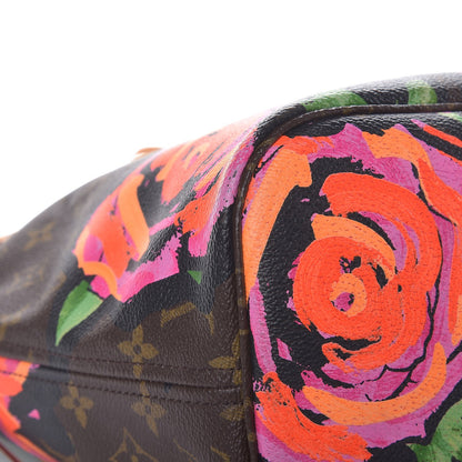 Louis Vuitton Monogram Roses Neverfull MM 12 of 13