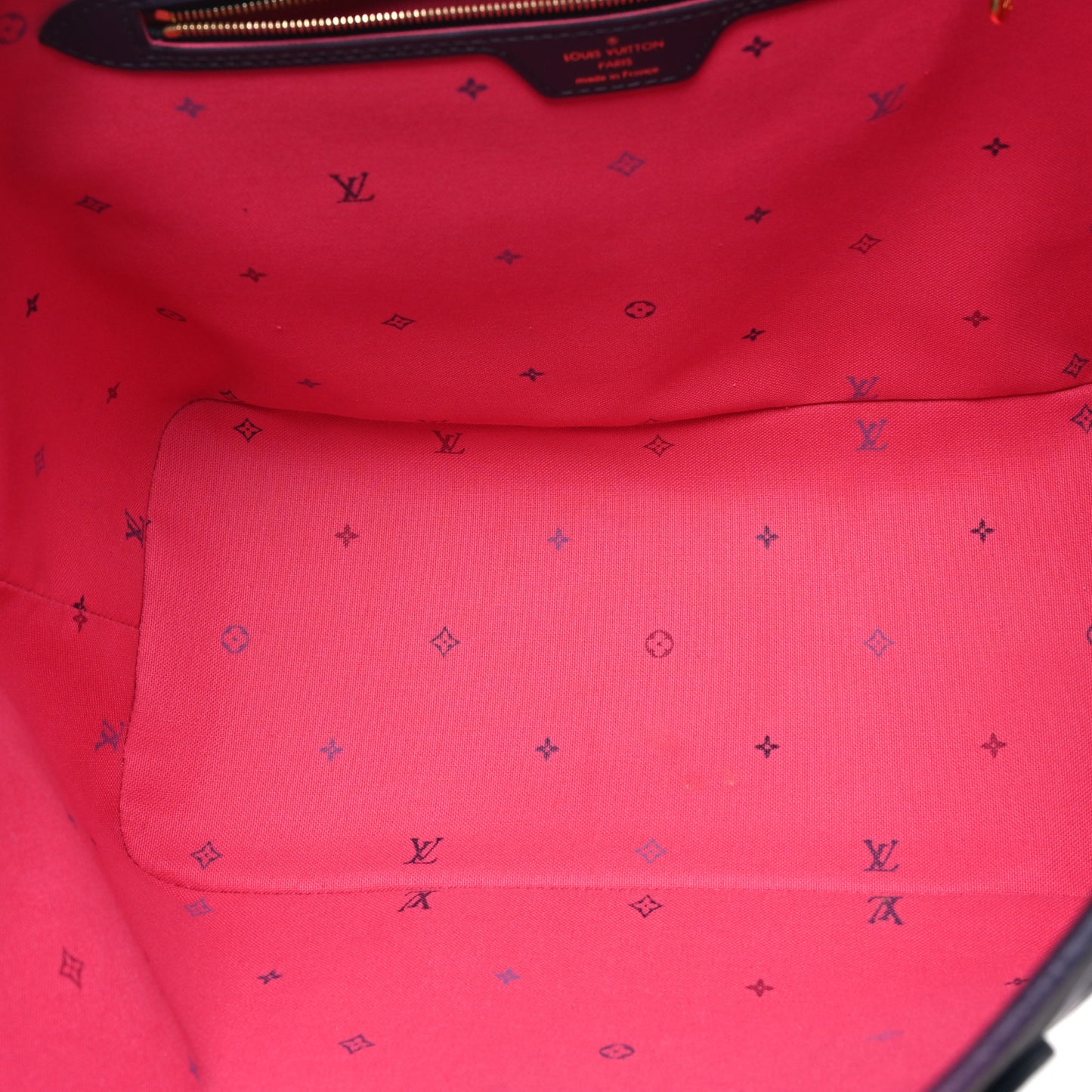 Monogram Giant Spring In The City Neverfull MM Midnight Fuchsia