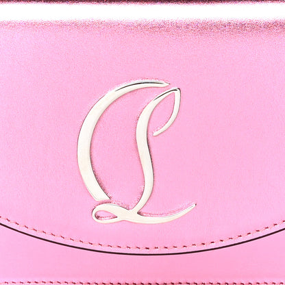 Christian Louboutin Metallic Calfskin Loubi54 Crossbody Clutch Pink 6 of 8