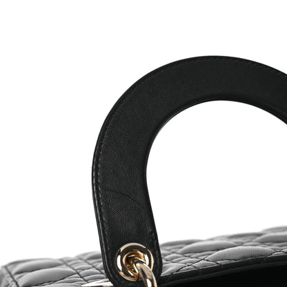 Christian Dior Lambskin Cannage Small My ABCDior Lady Dior Black 11 of 14