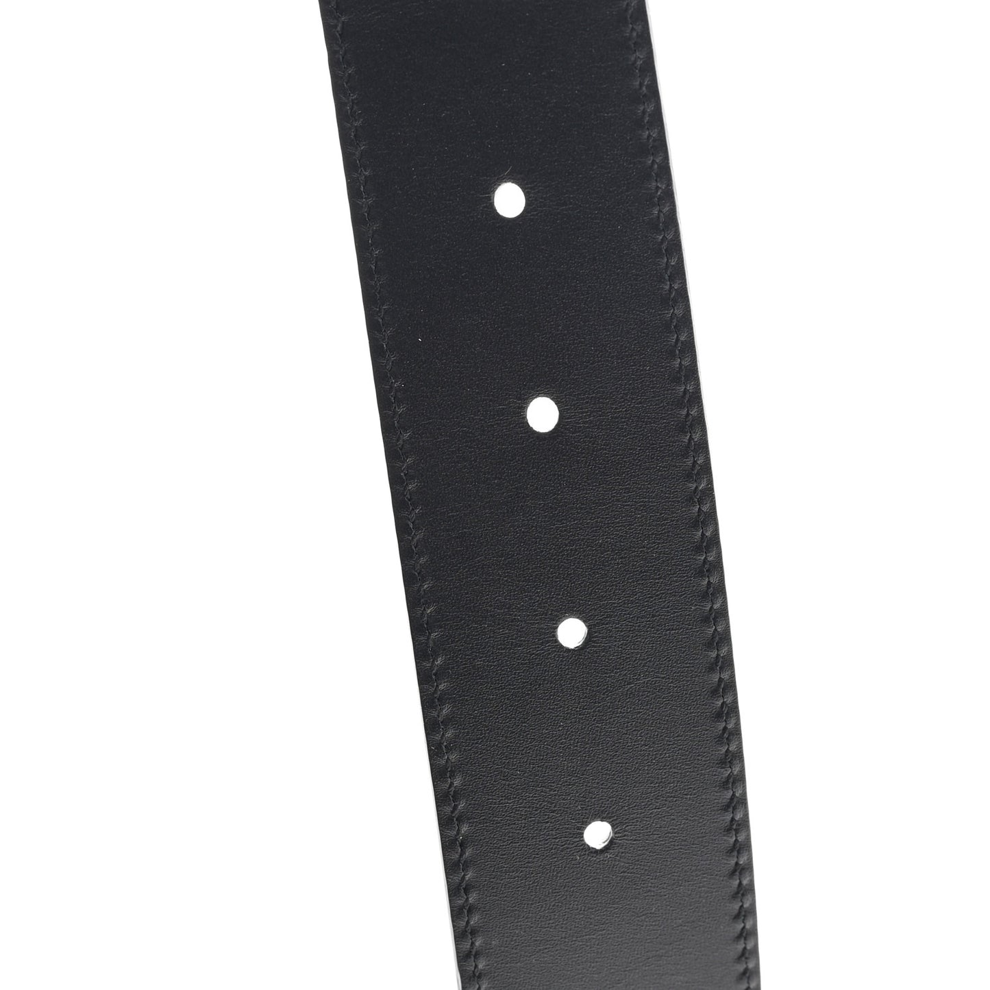 GG Supreme Monogram Selleria Calfskin Interlocking G Reversible 37mm Belt 100 40 Beige Ebony Black