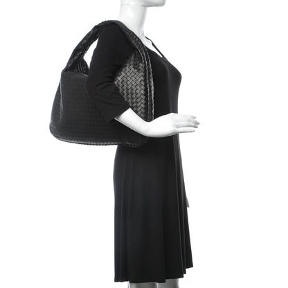 Bottega Veneta Nappa Intrecciato Large Veneta Hobo Black 2 of 9