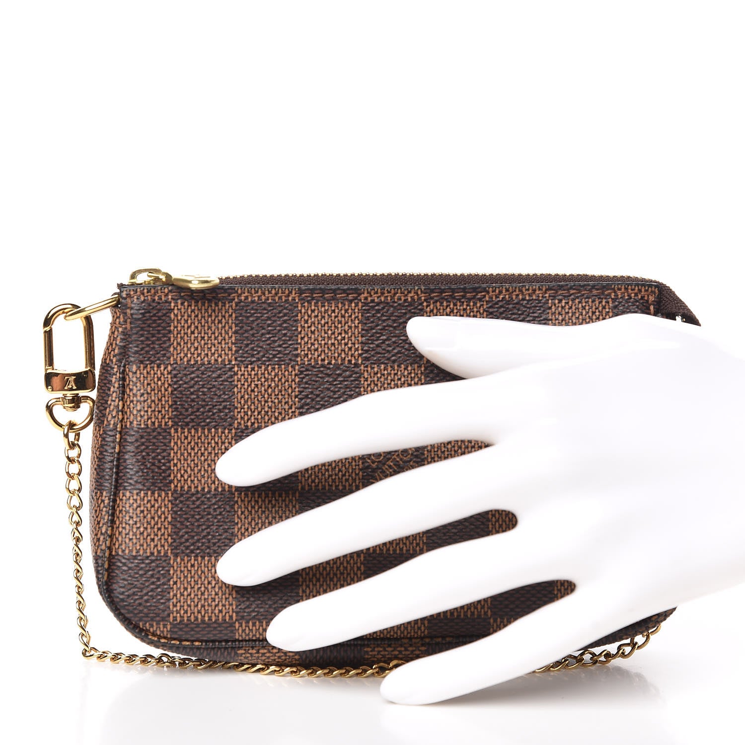 Louis Vuitton Damier Ebene Mini Pochette Accessories 2 of 7