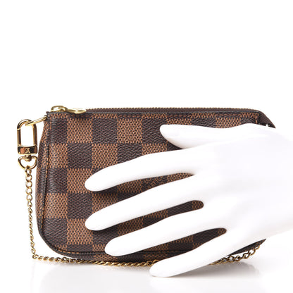 Louis Vuitton Damier Ebene Mini Pochette Accessories 2 of 7