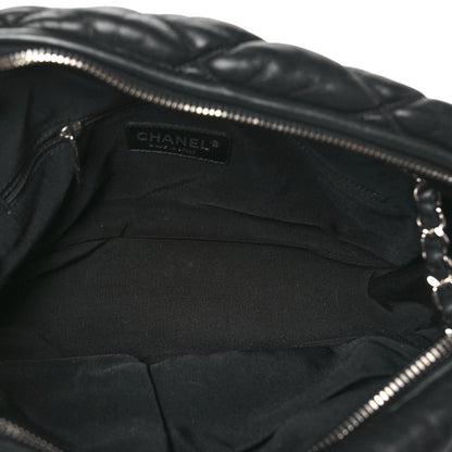 Chanel Lambskin Bubble Quilt Camera Case Black 5 of 10