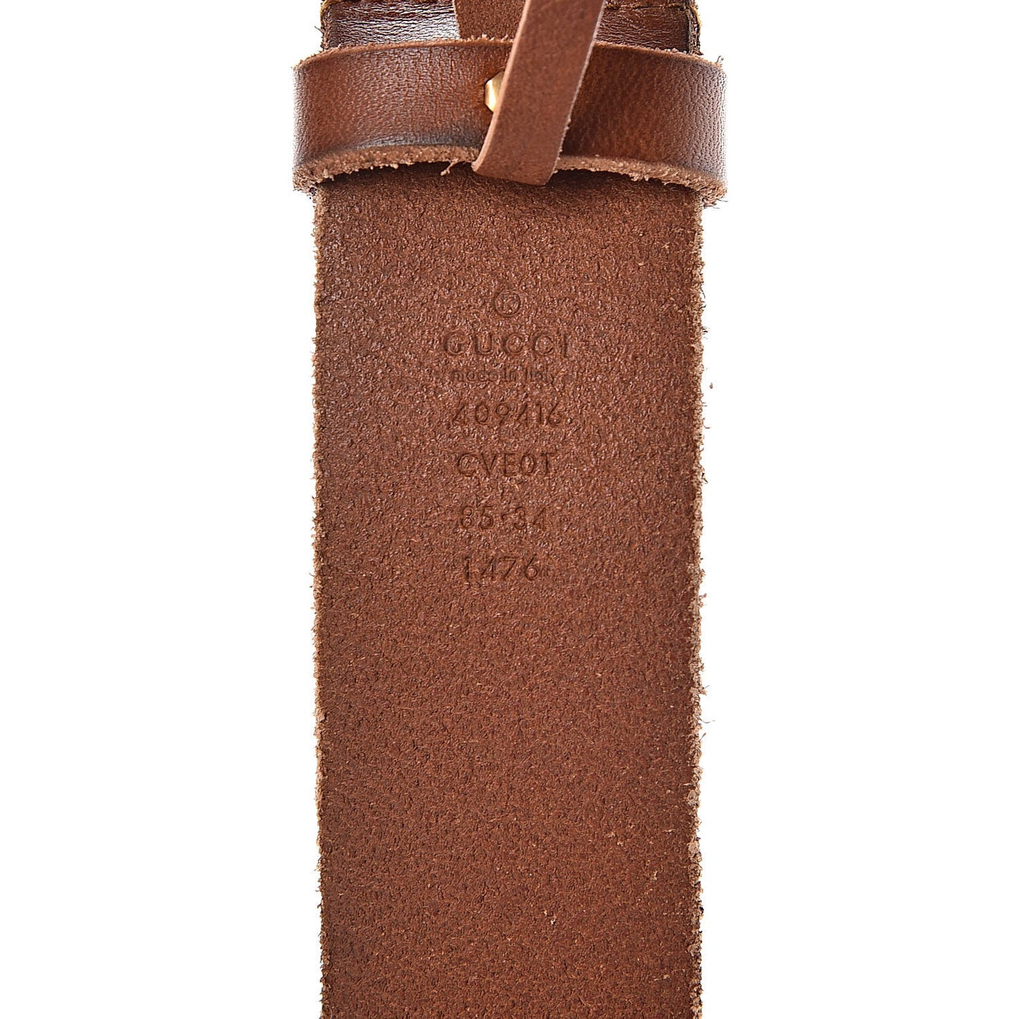 Faded Calfskin Double G 40mm Belt 85 34 Cuir