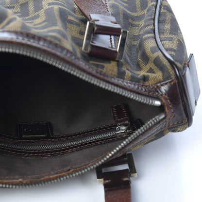 Fendi Zucca Mini Boston Satchel Tobacco 5 of 10