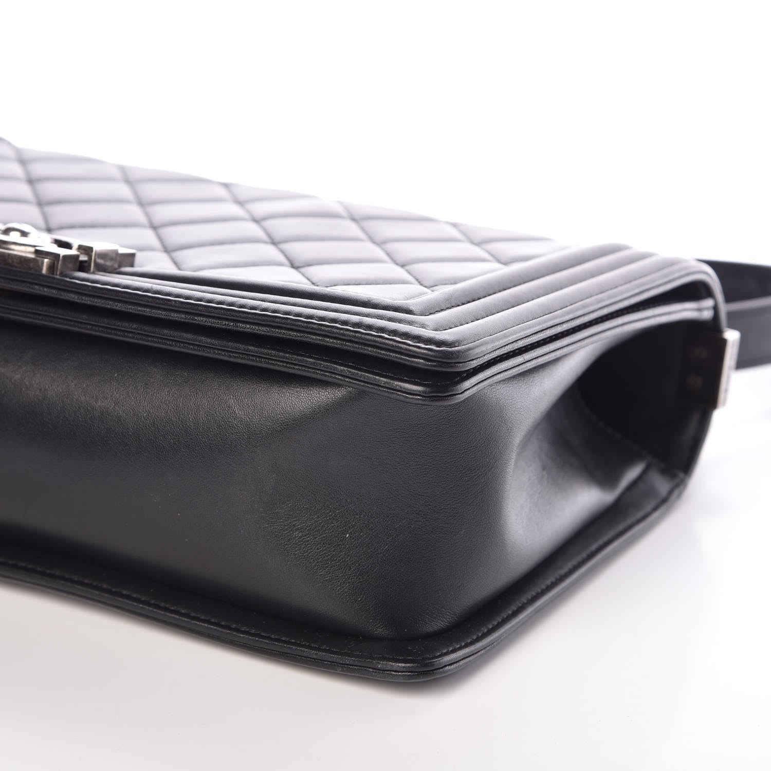Chanel Lambskin Quilted New Medium Boy Flap Black 9 of 13