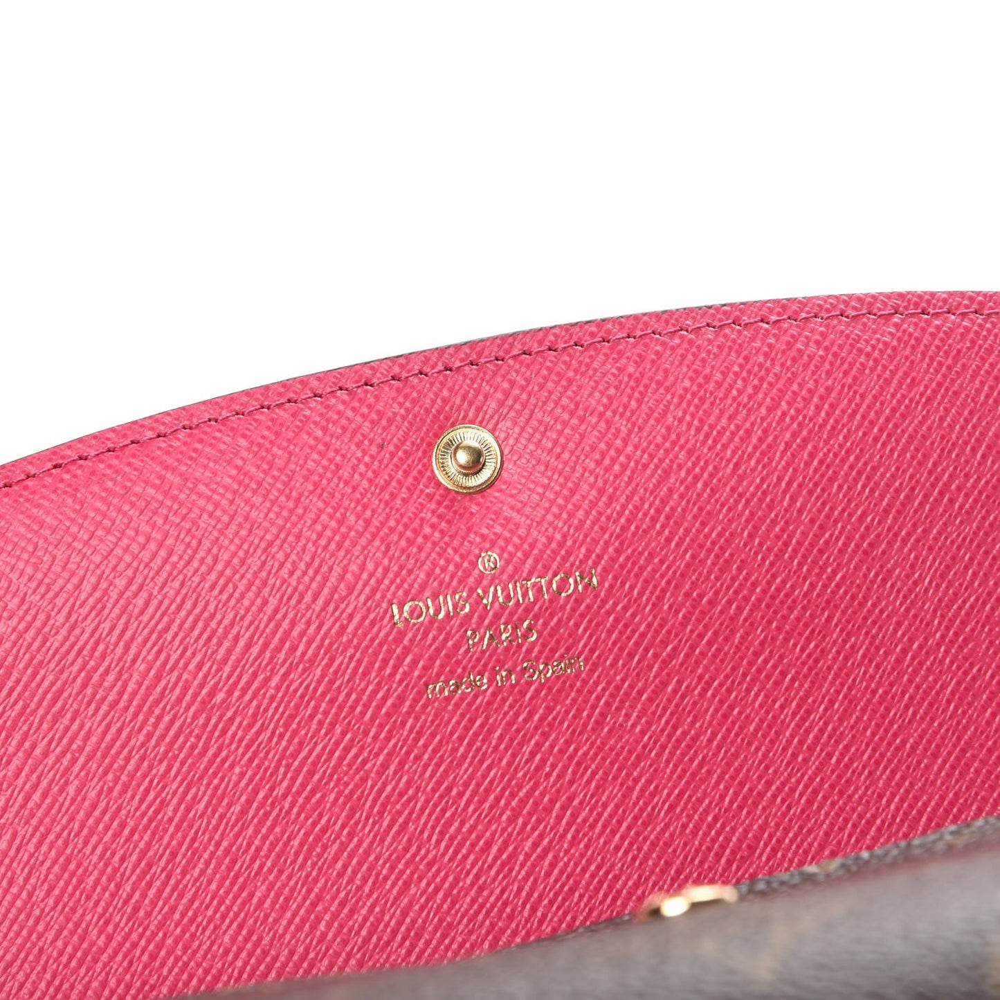 Monogram Emilie Wallet Hot Pink