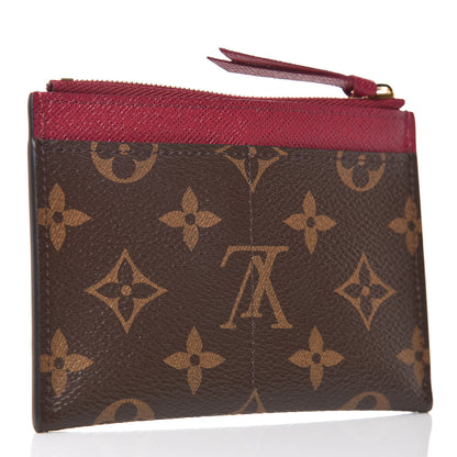 Louis Vuitton Monogram Zipped Card Holder Fuchsia 3 of 7
