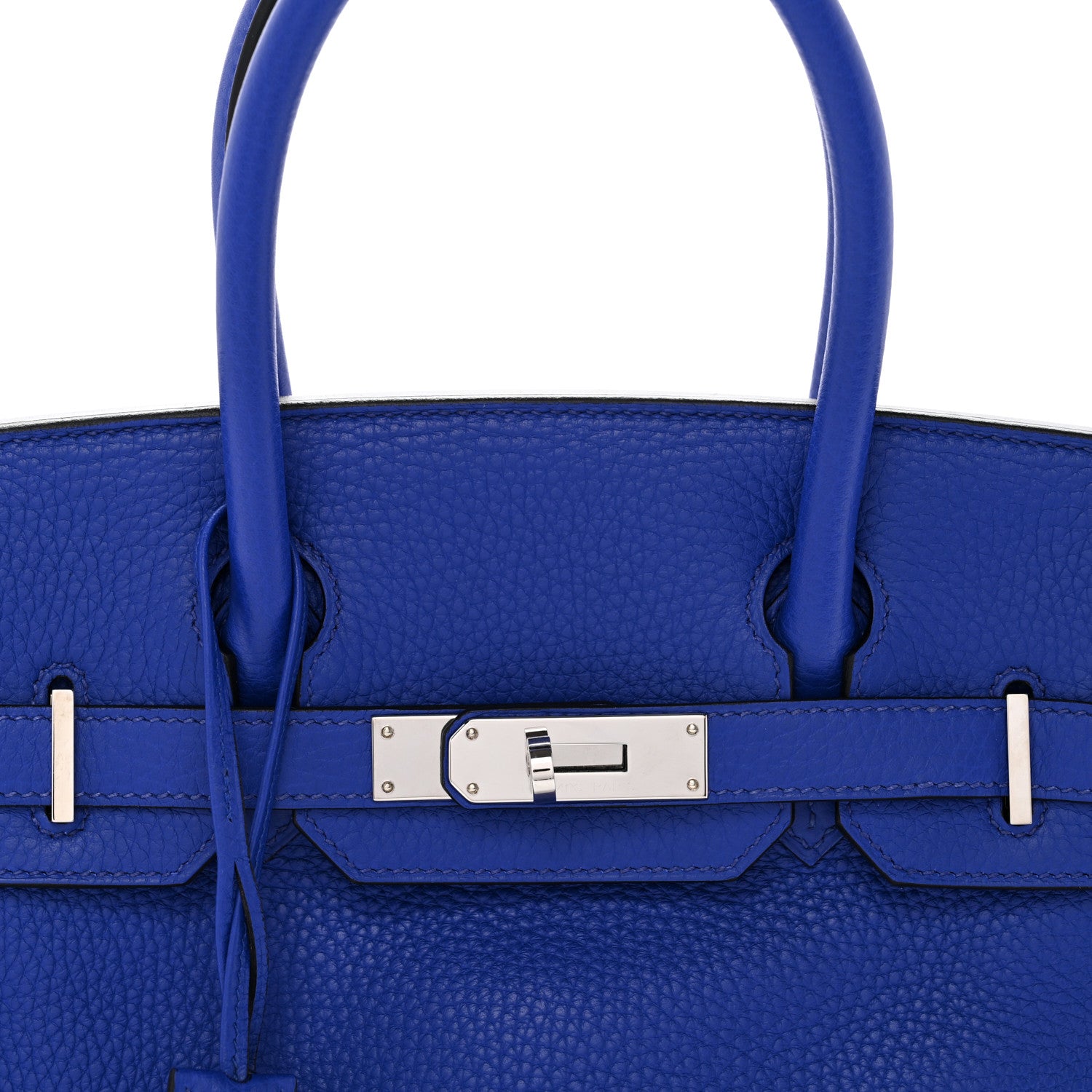 Hermes Togo Birkin 30 Bleu Electrique 8 of 14