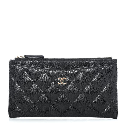 Chanel Caviar Quilted Classic Zip Pouch Black 1 of 4
