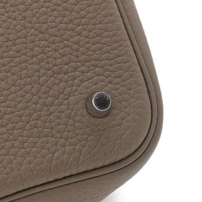 Hermes Taurillon Clemence Picotin Lock 22 MM Etoupe 11 of 12