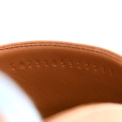 Hermes Denim Calfskin Groupie Mules 40 Bleu Clair Naturel 9 of 10
