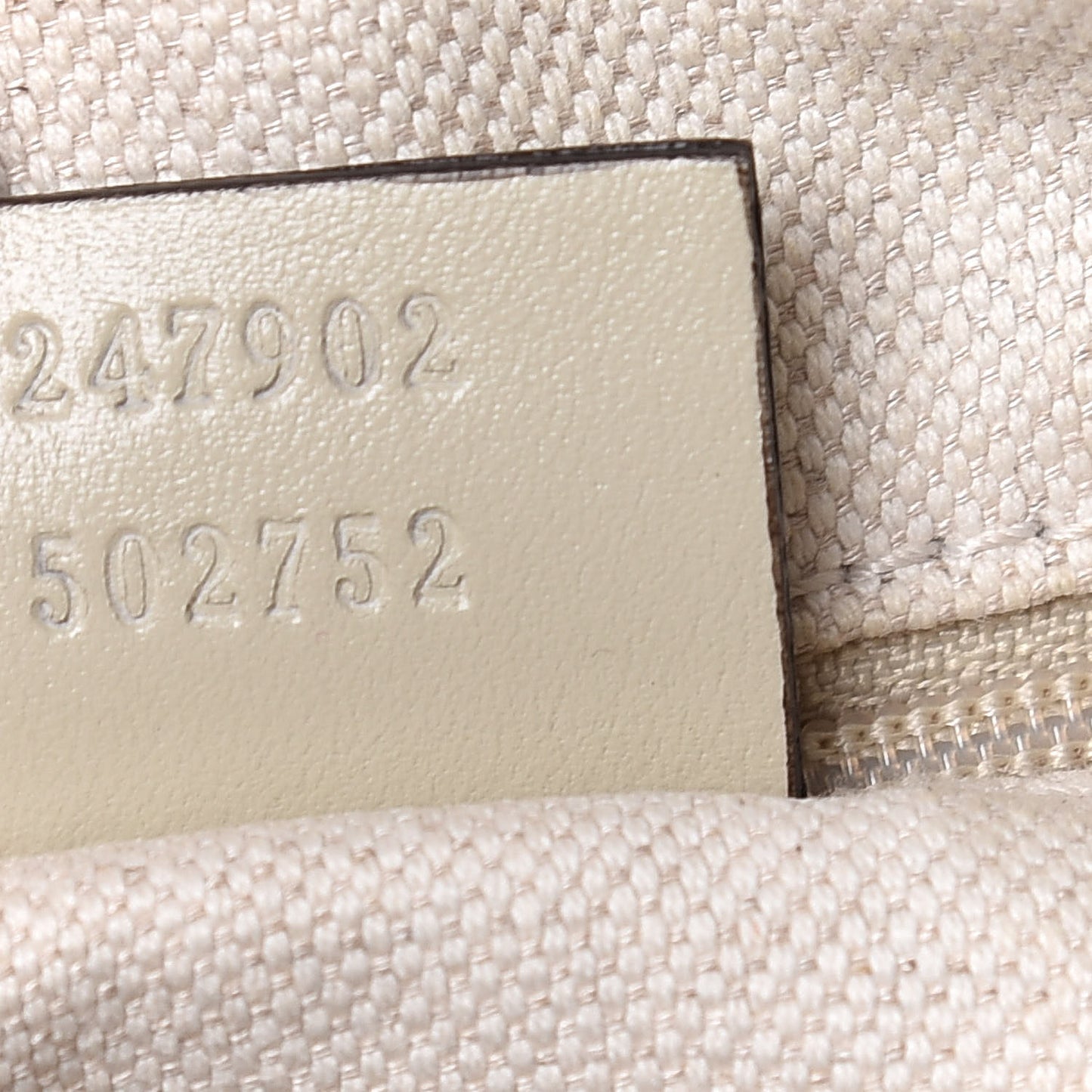 Monogram Margaux Calfskin Medium Sukey Top Handle Bag Beige Ebony Mystic White