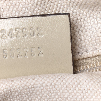 Gucci Monogram Margaux Calfskin Medium Sukey Top Handle Bag Beige Ebony Mystic White 7 of 14