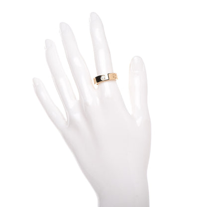 Cartier 18K Yellow Gold 3 Diamond 5.5mm LOVE Ring 53 6.25 2 of 5