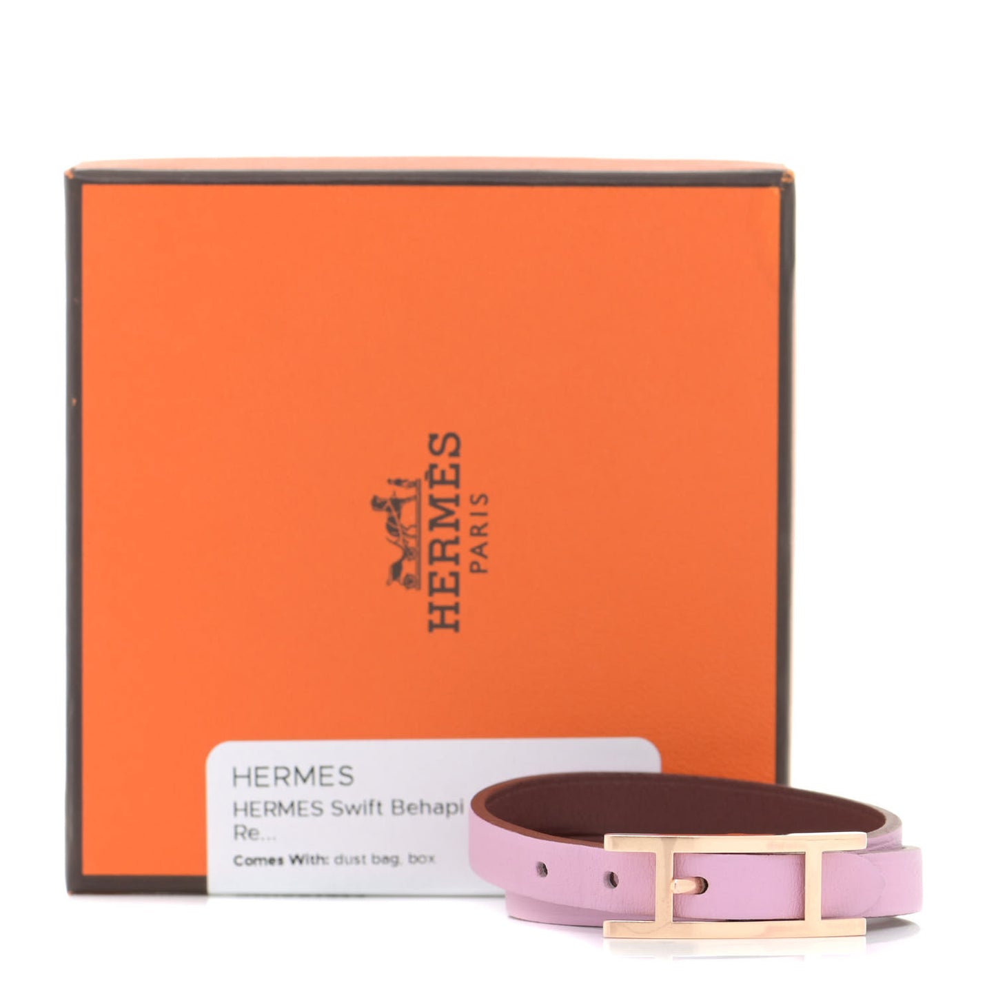 Swift Behapi Double Tour Bracelet T1 Mauve Sylvestre Rouge H