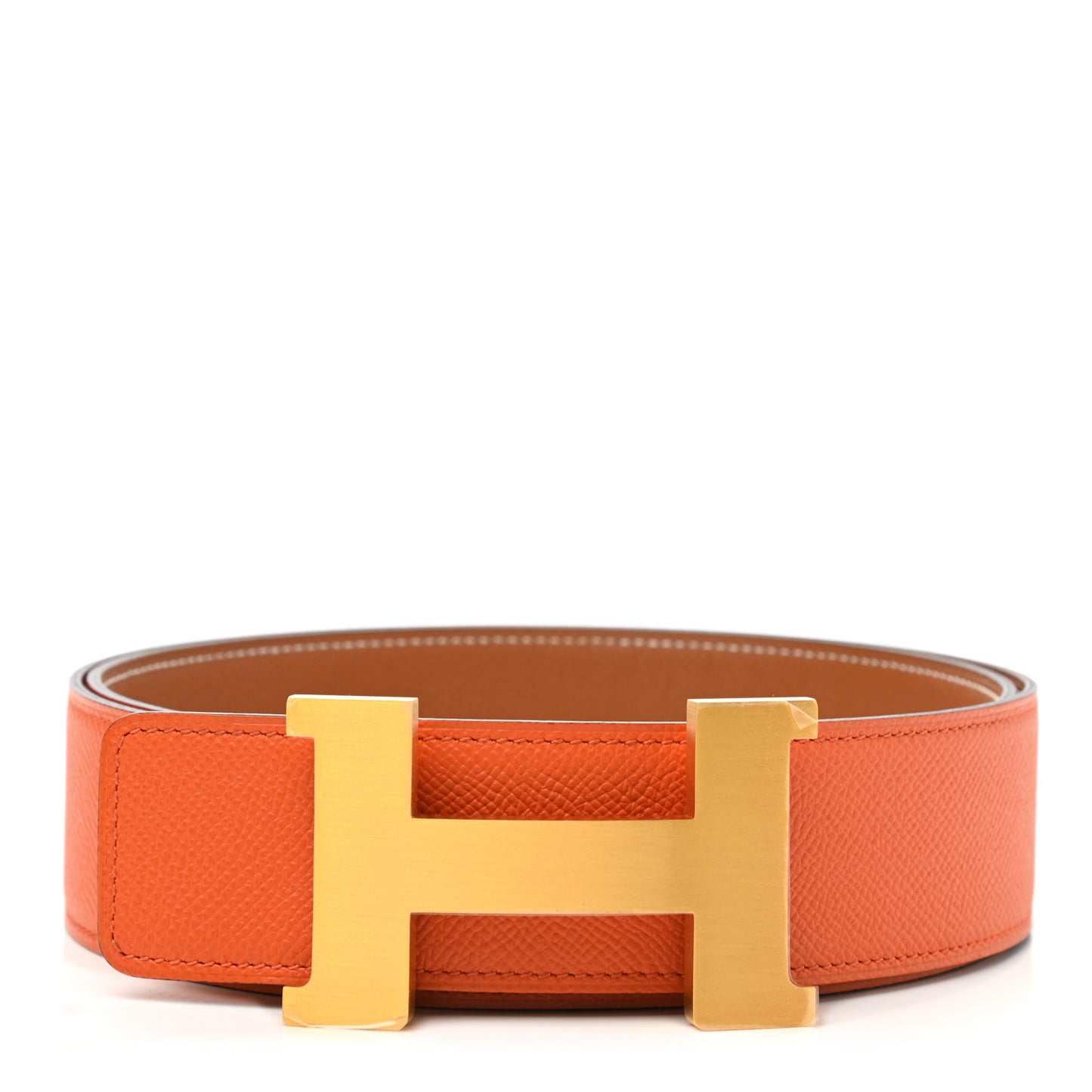 Epsom 42mm Constance 2 H Belt 100 Gold Orange