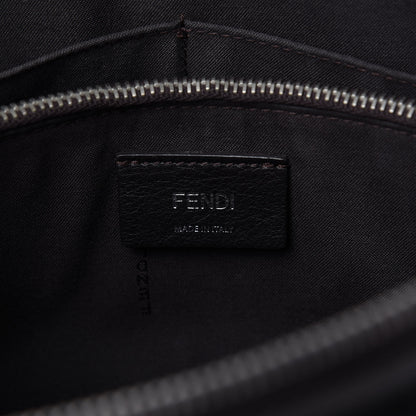 Fendi Vitello Dolce 4 Color Medium By The Way Boston Bag Carbone Grigio Polvere Multicolor 8 of 10