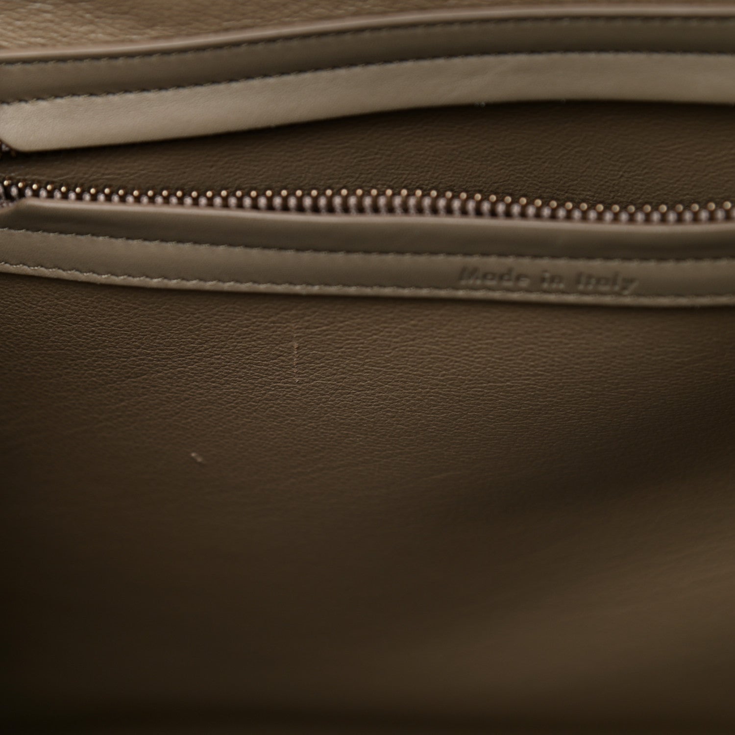 Celine Crocodile Embossed Nubuck Medium Phantom Luggage Beige 13 of 17