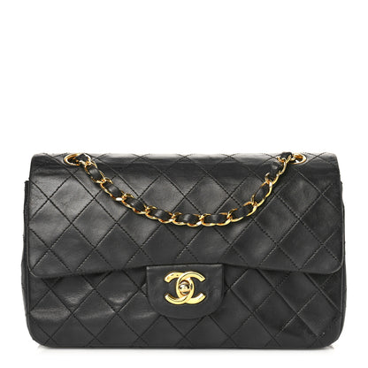 Chanel Lambskin Quilted Small Double Flap Black 1 of 11