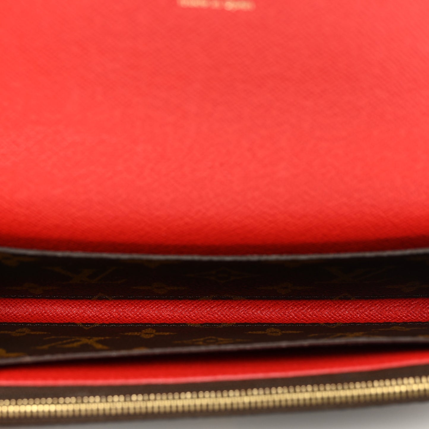 Monogram Bloom Flower Emilie Wallet Coquelicot
