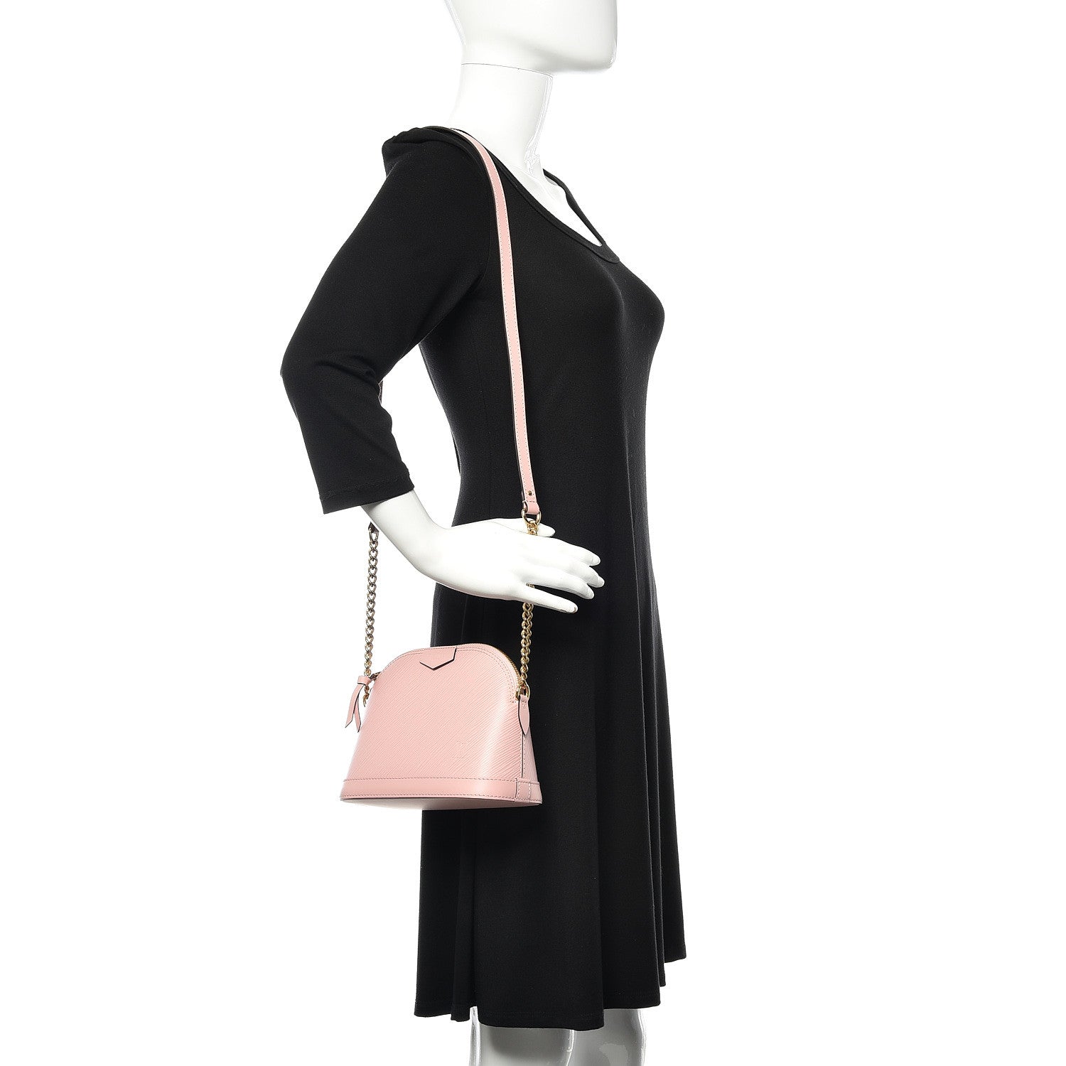 Louis Vuitton Epi Alma Mini Rose Ballerine 2 of 12