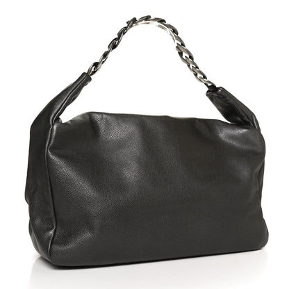 Chanel Metallic Caviar 31 Hobo Grey 2 of 11